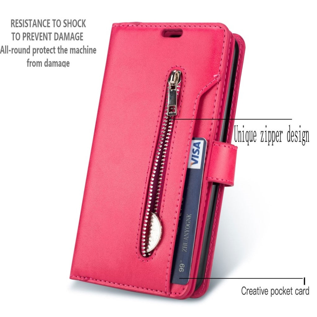 Leather wallet case for iPhone Xs Max